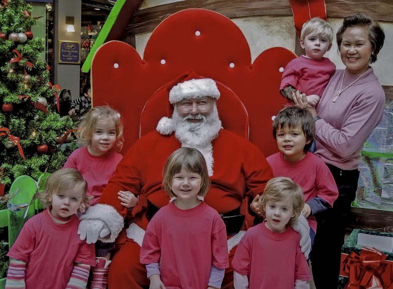 Daycare With Santa December 2010 - Ainsley, Noah, Declan, Hilda,